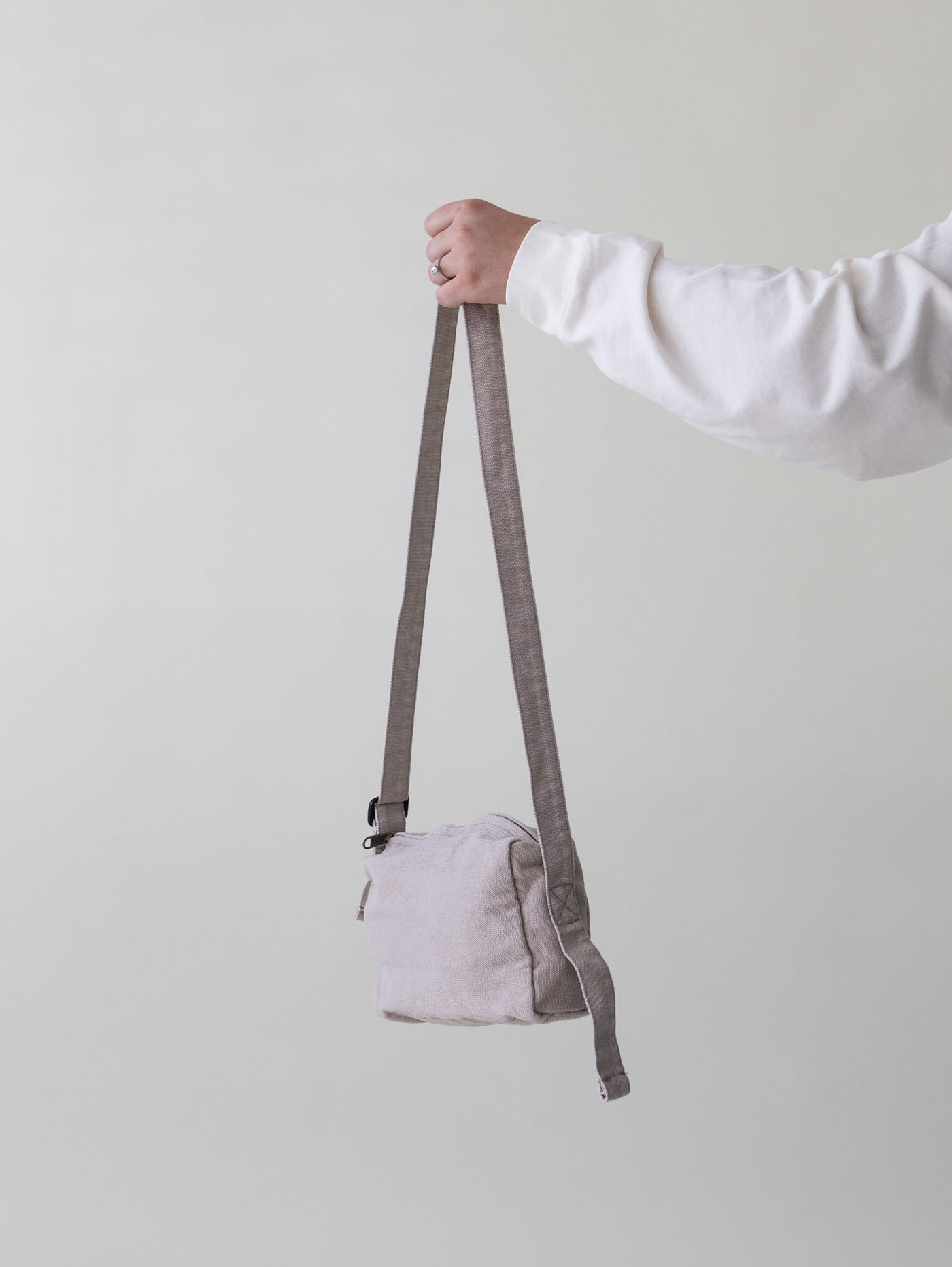 Shop Grey Tones - Rowena Canvas Crossbody Bag