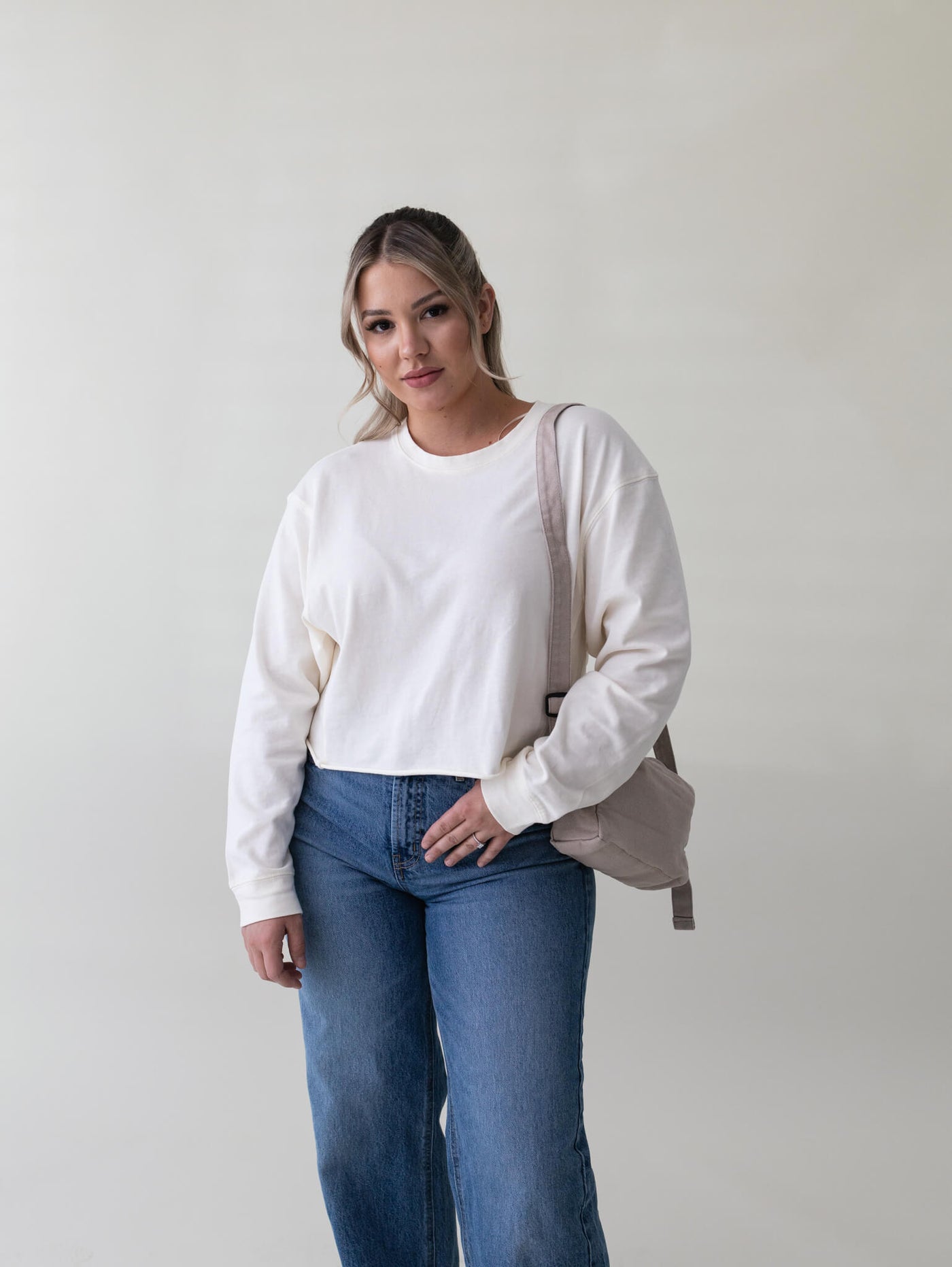 Shop Grey Tones - Serenara Long Sleeve Sweatshirt